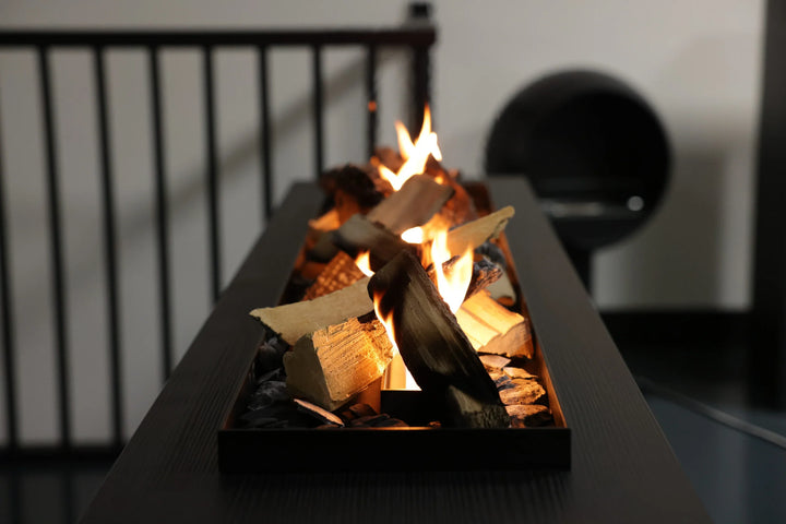 Bioethanol SmartFire Fernbedienung - PRIME A6 80cm mit Deko