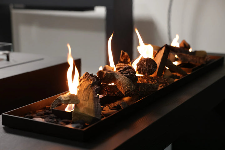 Bioethanol SmartFire Fernbedienung - PRIME A6 80cm mit Deko