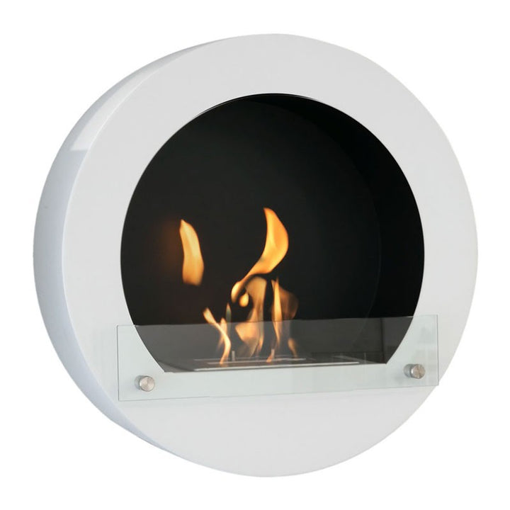 Bioethanol Wandkamin - Hublo Weiss